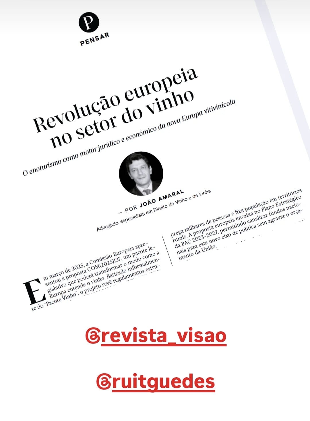 João Amaral em conferência